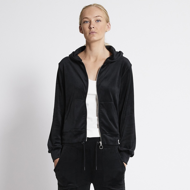 Velour hættetrøje "Ellie"